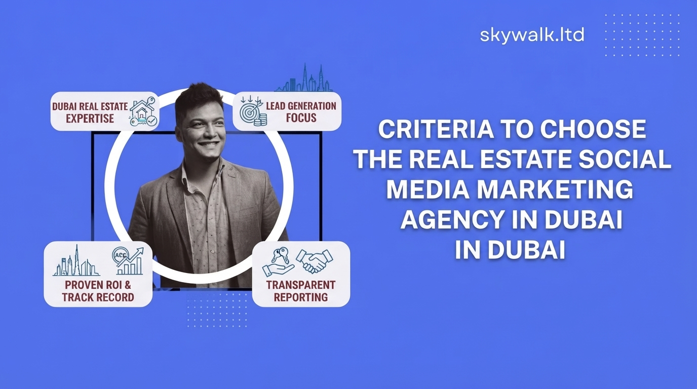 Criteria To Choose The Real Estate Social Media Marketing Agency In Dubai